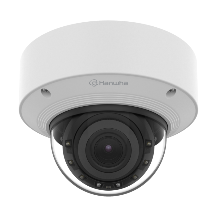 Hanwha Vision XNV-A8084R 5MP AI IR Vandal Dome Camera – Smart AI Surveillance for Precision and Reliability x series