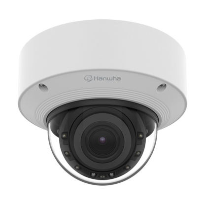 Hanwha Vision XNV-A8084R 5MP AI IR Vandal Dome Camera – Smart AI Surveillance for Precision and Reliability x series