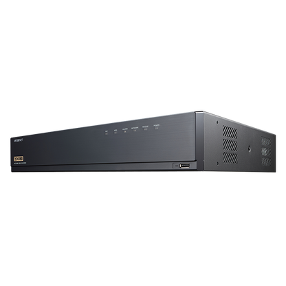 Hanawha WISENET CT-XRN-1610A X 16CH NVR Non-PoE (4K, H.265/264, ARB, 4 SATA HDD) with 4TB HDD and QR Code