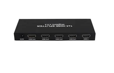 XTENDR HDMI 1x4 Splitter 4K UHD with EDID Copy, HDR & Dolby/DTS 7.1 Support – NDAHD-HDMI0104-SX