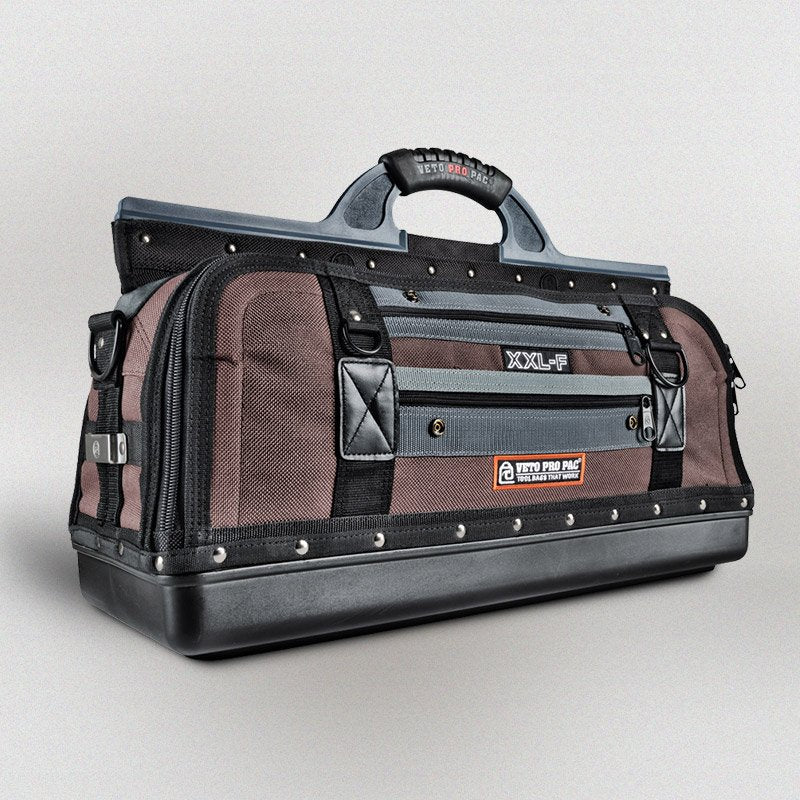 VETO PRO PAC XXL-F Contractor Series Tool Bag – Extra-Large Closed-Top for Long Tools