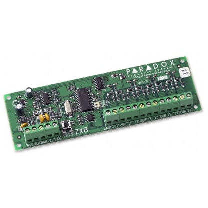 Paradox ZX8 8-Zone Expansion Module PCB - PDX-ZX8 V6.0 | Compatible with Digiplex, EVO, MG5000, MG5050, SP Series Panels